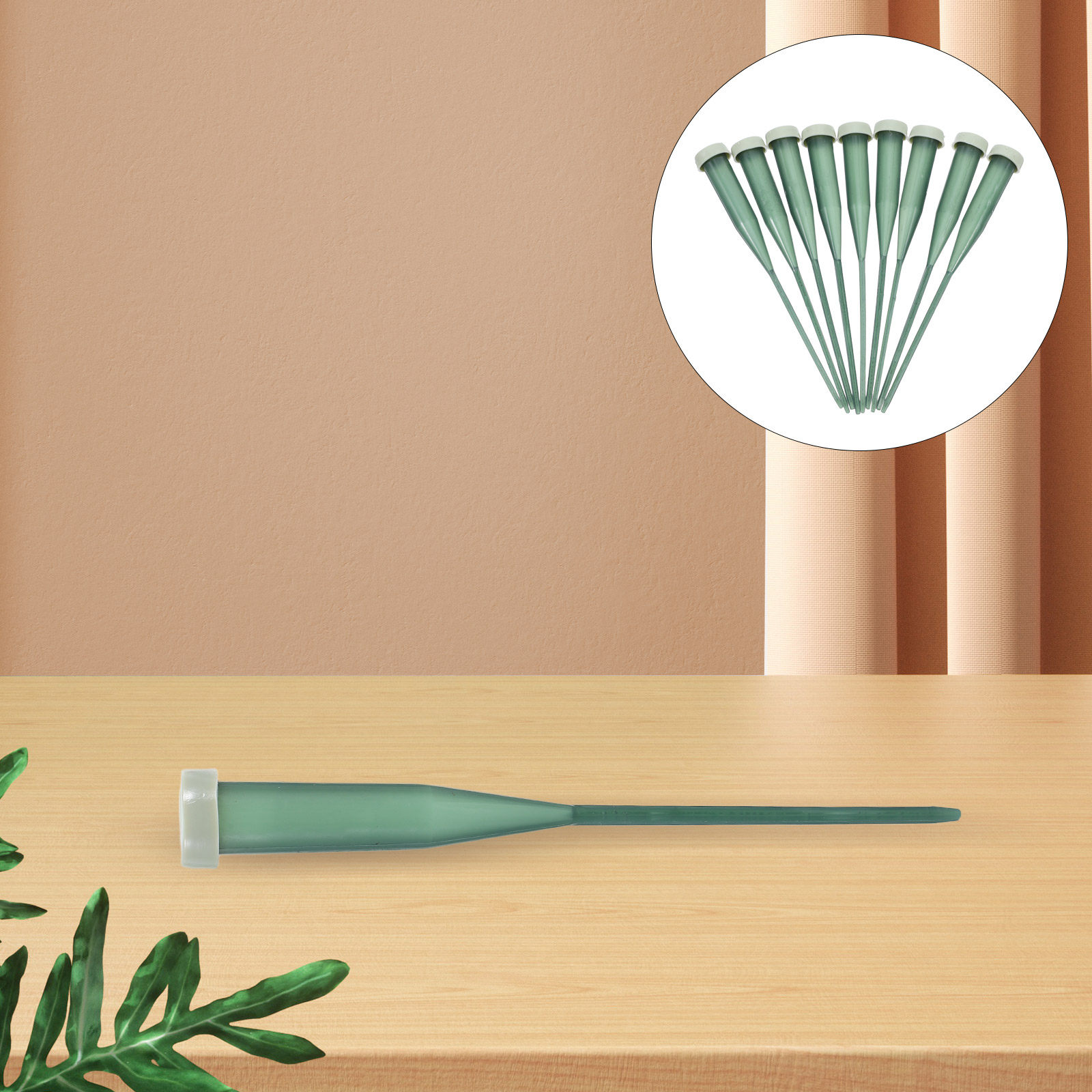 Anda Florist Supply - 25 stuks plastic groene bloemstengelbuizen, 5,7