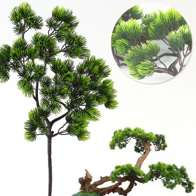 Preserved Moss Sheet - 42cm Kunstplant Pijnboomtak Groene Bladeren Nepplanten