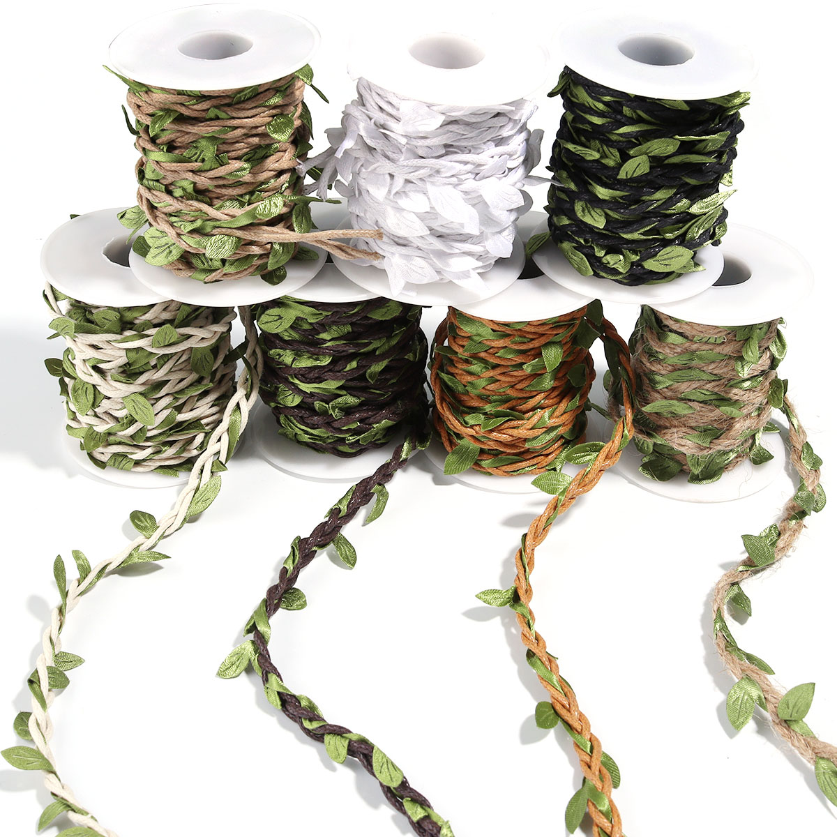 Preserved Moss Sheet - 5 Yards/Roll Kunstmatige Wijnbladeren Weven Henneptouw