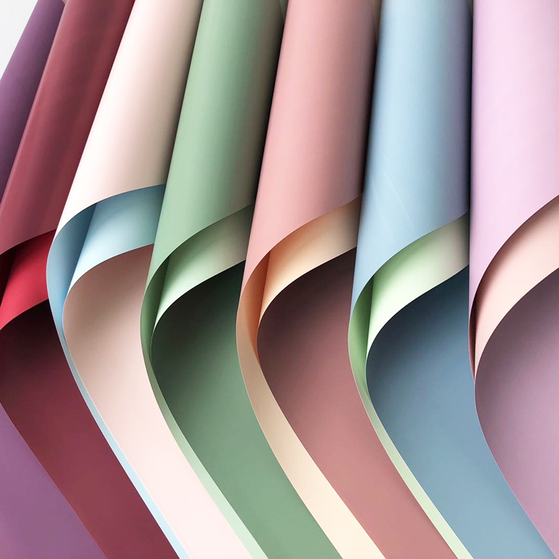 Florist Supply Wholesale - 20 stks/pak Bloemen Inpakpapier Tweekleurig Dubbelzijdig