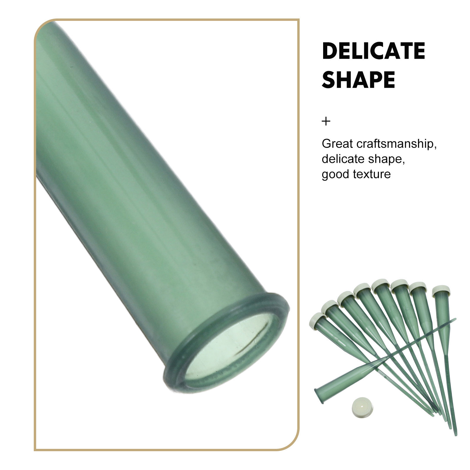 25 stuks plastic groene bloems - Anda Florist Supply recensie en prijs