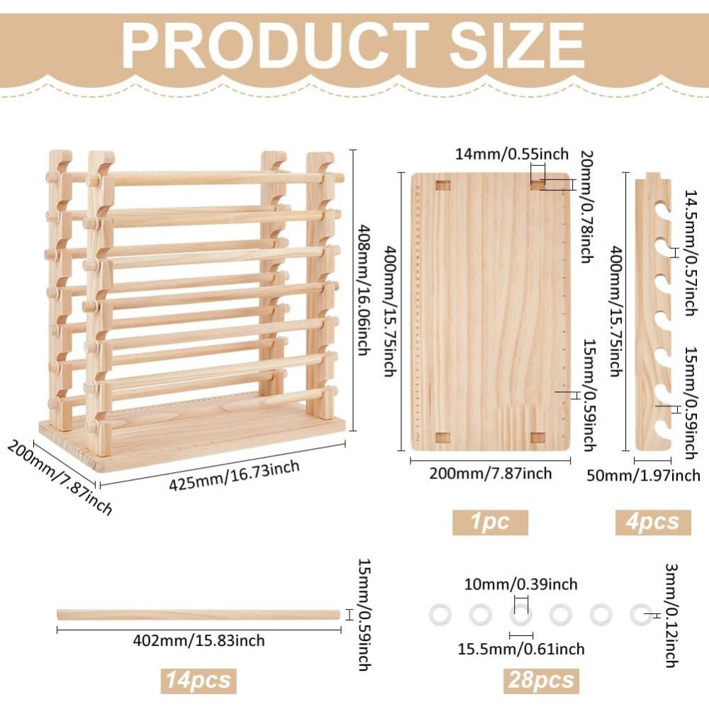 Houten lintendoos met twee rij - Anda Florist Supply recensie en prijs